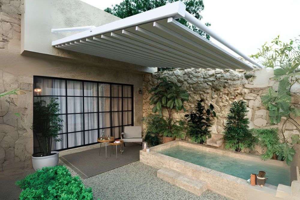 pergolas en terrazas comunitarias