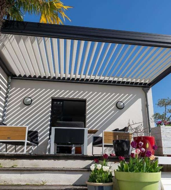 pergolas en terrazas comunitarias