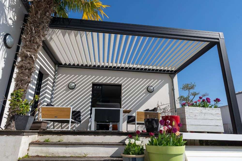 pergolas en terrazas comunitarias