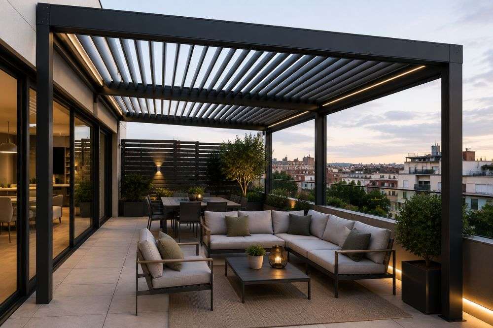 permiso para poner pergola en terraza