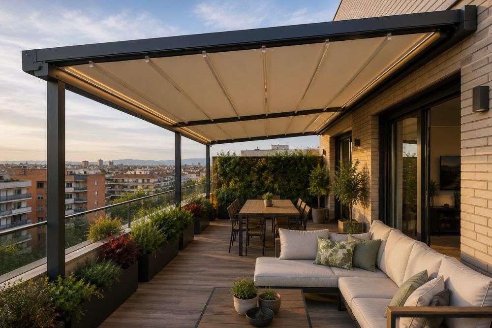 permiso para poner pergola en terraza